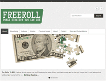 Tablet Screenshot of freerollmedia.com